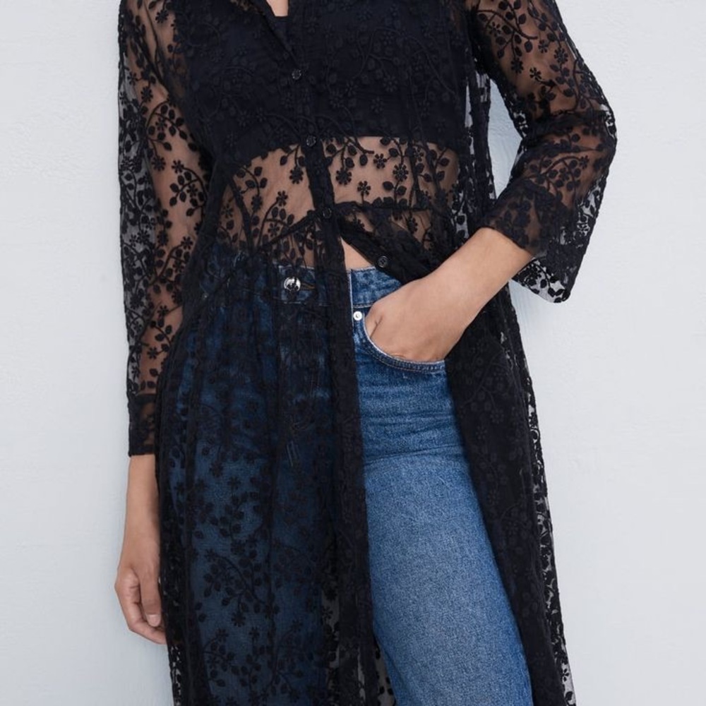 Zara Lace Duster